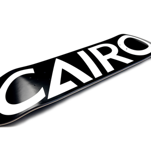 CAIRO® Skateboards Logo Deck | Black