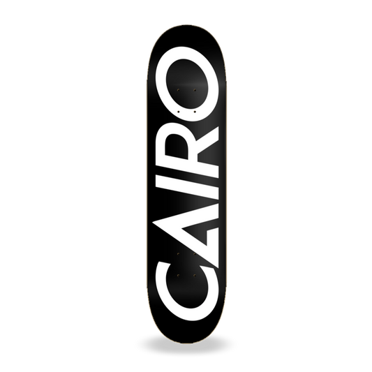 CAIRO® Skateboards Logo Deck | Black