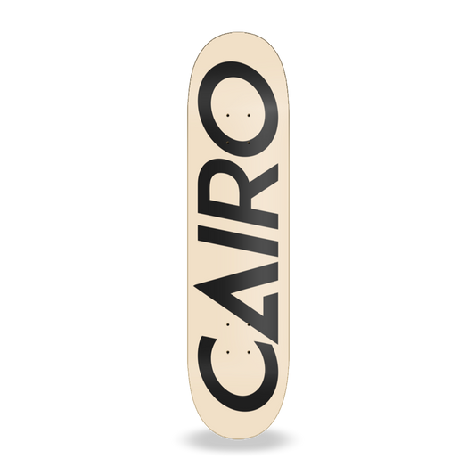 CAIRO® Skateboards Logo Deck | Tan